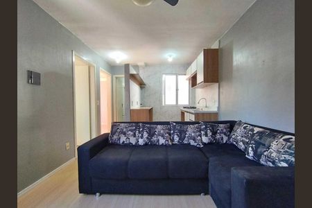 Sala  de apartamento para alugar com 1 quarto, 50m² em Canudos, Novo Hamburgo