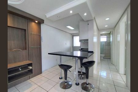 Cozinha  de apartamento à venda com 1 quarto, 50m² em Canudos, Novo Hamburgo
