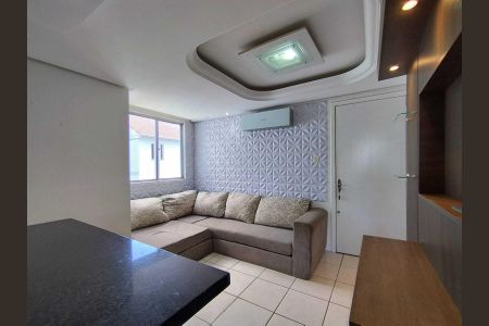 Sala  de apartamento à venda com 1 quarto, 50m² em Canudos, Novo Hamburgo