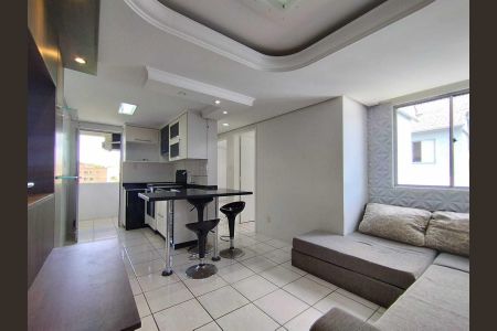 Cozinha  de apartamento à venda com 1 quarto, 50m² em Canudos, Novo Hamburgo