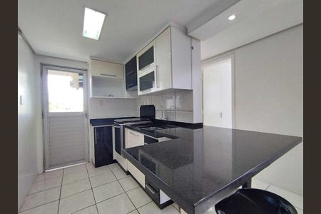 Cozinha  de apartamento à venda com 1 quarto, 50m² em Canudos, Novo Hamburgo
