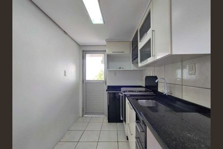 Cozinha  de apartamento à venda com 1 quarto, 50m² em Canudos, Novo Hamburgo