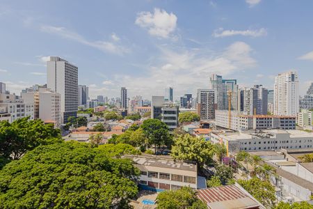 Vista da Varanda de apartamento para alugar com 1 quarto, 28m² em Pinheiros, São Paulo