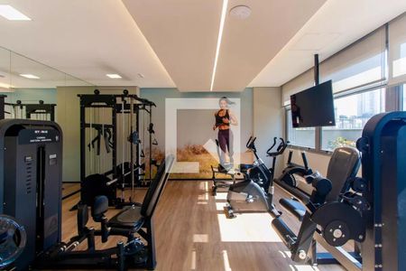 Apartamento à venda com 30m², 1 quarto e sem vaga Apartamento à venda com 30m², 1 quarto e sem vagaÁrea comum - Academia