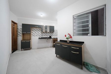 Sala/Cozinha de apartamento para alugar com 1 quarto, 34m² em Cidade Patriarca, São Paulo