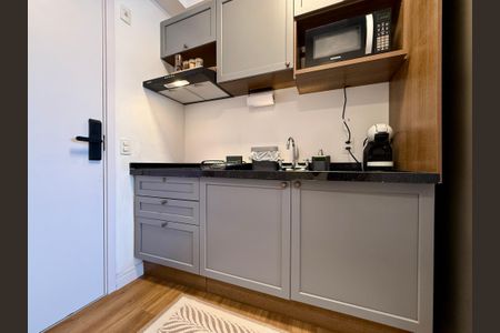 Studio para alugar com 27m², 1 quarto e sem vagaCozinha 