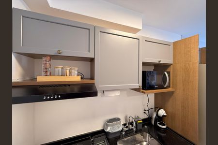 Studio para alugar com 27m², 1 quarto e sem vagaCozinha 