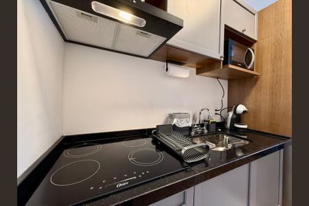 Studio para alugar com 27m², 1 quarto e sem vagaCozinha 