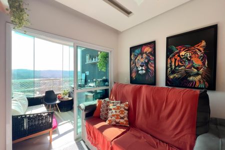 Sala de apartamento para alugar com 2 quartos, 57m² em Jardim Maracana, Valinhos