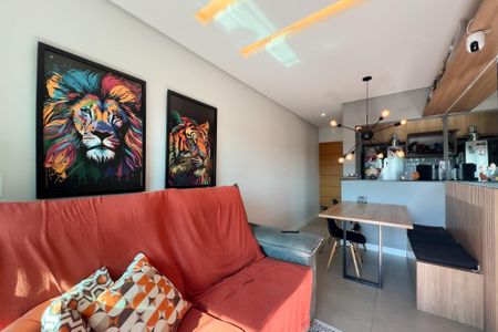 Sala de apartamento para alugar com 2 quartos, 57m² em Jardim Maracana, Valinhos