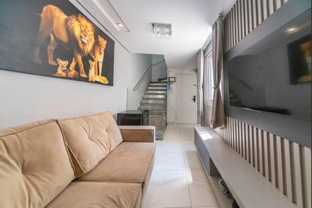 Sala de apartamento à venda com 2 quartos, 104m² em Campestre, Santo André