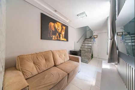 Sala de apartamento à venda com 2 quartos, 104m² em Campestre, Santo André