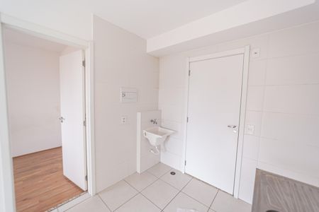 Sala/Cozinha e Área de Serviço de apartamento à venda com 1 quarto, 29m² em Vila Ré, São Paulo