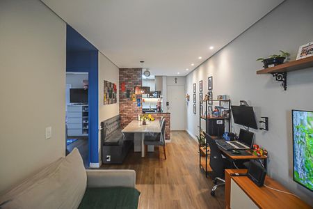 Sala de apartamento à venda com 2 quartos, 77m² em Jardim das Acacias, São Bernardo do Campo