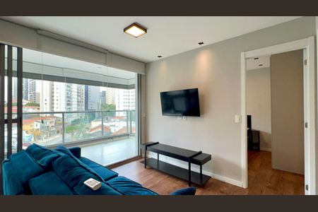 Sala de apartamento para alugar com 1 quarto, 50m² em Vila Anglo Brasileira, São Paulo