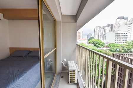 Studio para alugar com 25m², 1 quarto e sem vagaVaranda