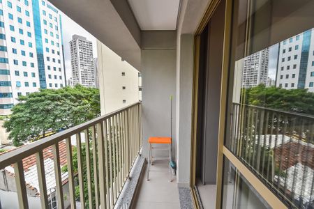 Studio para alugar com 25m², 1 quarto e sem vagaVaranda