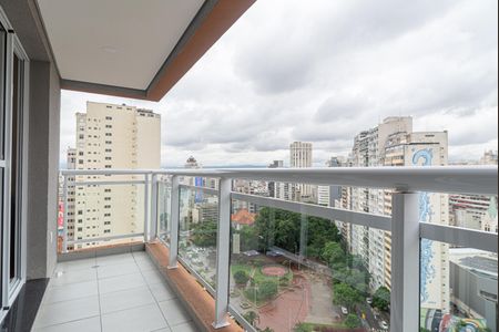 Studio para alugar com 34m², 1 quarto e 1 vagaVaranda da Sala e do Quarto