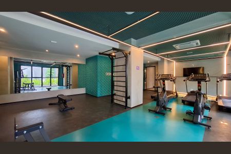 Studio para alugar com 30m², 1 quarto e sem vaga Studio para alugar com 30m², 1 quarto e sem vagaÁrea Comum - Academia