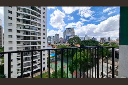 Varanda de kitnet/studio para alugar com 1 quarto, 30m² em Pinheiros, São Paulo