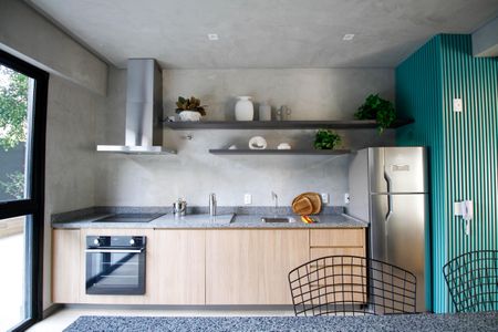 Studio para alugar com 30m², 1 quarto e sem vaga Studio para alugar com 30m², 1 quarto e sem vagaÁrea Comum - Espaço Gourmet
