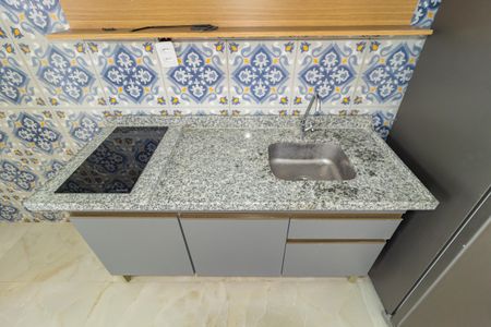 Apartamento para alugar com 29m², 1 quarto e sem vagaDetalhe - Cozinha