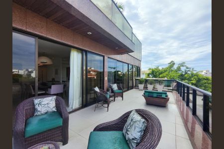 Varanda de apartamento à venda com 4 quartos, 420m² em Recreio dos Bandeirantes, Rio de Janeiro