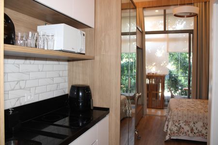 Cozinha - studio de kitnet/studio para alugar com 1 quarto, 25m² em Vila Mariana, São Paulo