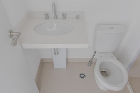 Banheiro de kitnet/studio à venda com 1 quarto, 24m² em Sumarezinho, São Paulo