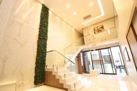 Sala de casa de condomínio para alugar com 4 quartos, 234m² em Grand Ville, Uberlândia