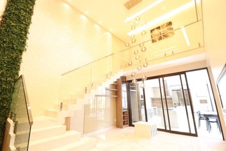 Sala de casa de condomínio para alugar com 4 quartos, 234m² em Grand Ville, Uberlândia