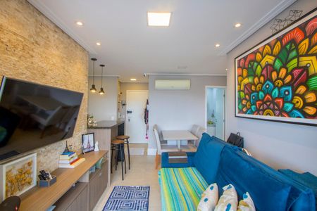 Sala de apartamento para alugar com 2 quartos, 61m² em Vila Apiai, Santo André