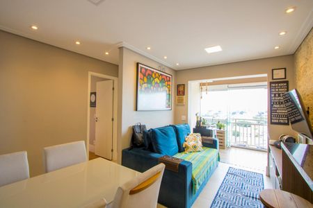 Sala de apartamento para alugar com 2 quartos, 61m² em Vila Apiai, Santo André