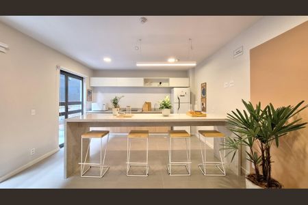 Apartamento para alugar com 26m², 1 quarto e sem vagaÁrea comum - Salão de festas