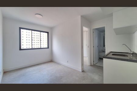 Sala/Cozinha de apartamento para alugar com 1 quarto, 26m² em Barra Funda, São Paulo