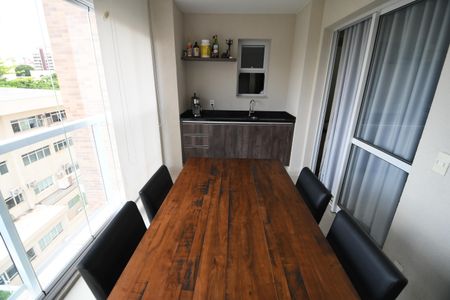 Sala - Sacada de apartamento para alugar com 1 quarto, 55m² em Cambuí, Campinas