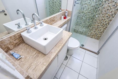 Apartamento para alugar com 48m², 2 quartos e 1 vaga Apartamento para alugar com 48m², 2 quartos e 1 vagaBanheiro