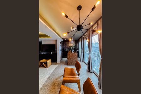 Varanda da Sala de apartamento à venda com 2 quartos, 92m² em Vila Regente Feijó, São Paulo