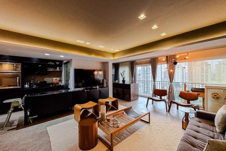 Sala de apartamento à venda com 2 quartos, 92m² em Vila Regente Feijó, São Paulo