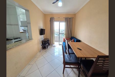 Sala de apartamento para alugar com 1 quarto, 42m² em Guilhermina, Praia Grande
