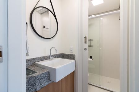 Apartamento para alugar com 32m², 1 quarto e sem vaga Apartamento para alugar com 32m², 1 quarto e sem vagaBanheiro