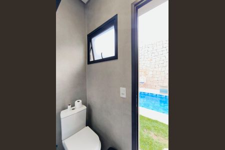 Casa de condomínio para alugar com 217m², 3 quartos e 3 vagasBanheiro da Piscina