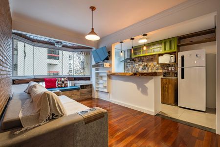 Sala/Cozinha de apartamento para alugar com 3 quartos, 55m² em Pinheiros, São Paulo