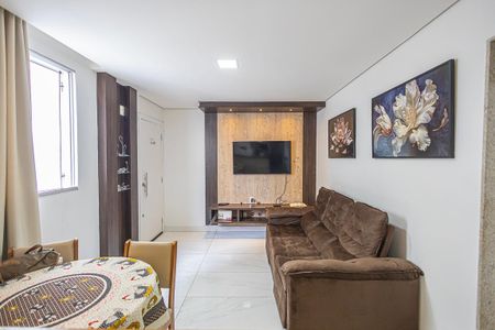 sala de apartamento para alugar com 2 quartos, 54m² em Planalto, Belo Horizonte