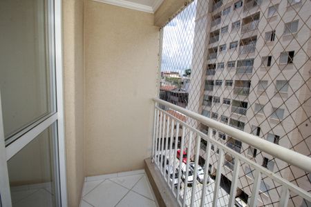 Varanda da Sala de apartamento à venda com 2 quartos, 53m² em Utinga, Santo André