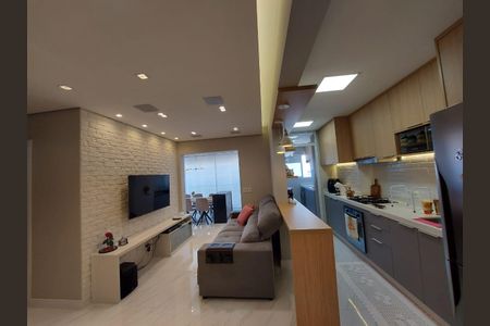 Sala de apartamento à venda com 2 quartos, 69m² em Chácara Seis de Outubro, São Paulo