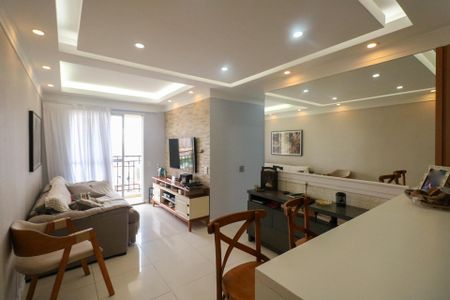 Sala de apartamento à venda com 3 quartos, 69m² em Campestre, São Caetano do Sul