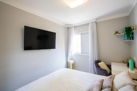 Quarto 1 - Suíte de apartamento à venda com 2 quartos, 70m² em Vila Valparaíso, Santo André