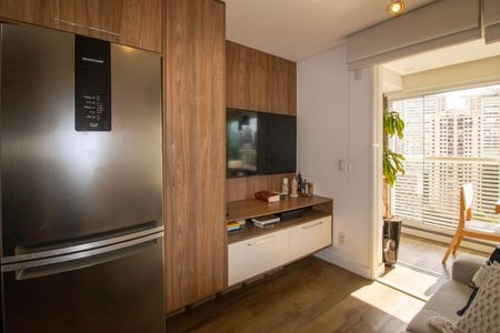 Sala/Cozinha de apartamento à venda com 1 quarto, 40m² em Panamby, São Paulo