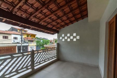 Varanda da Suíte 1 de casa à venda com 3 quartos, 222m² em Demarchi, São Bernardo do Campo